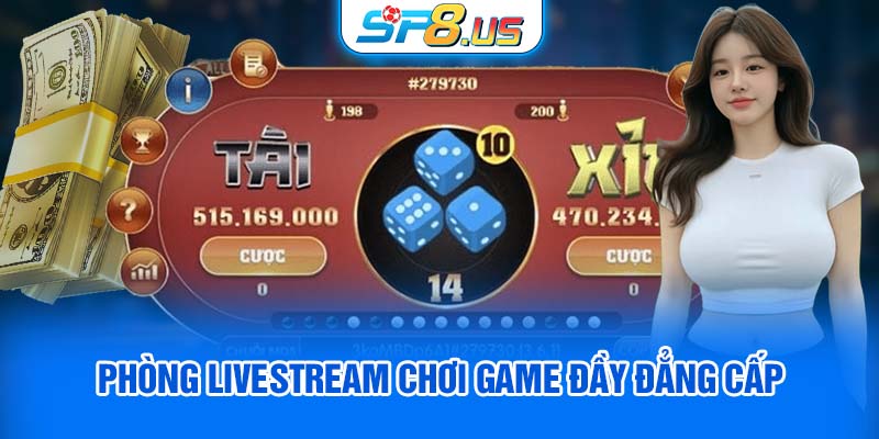 Phòng livestream chơi game đầy đẳng cấp